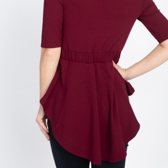 Belted Tunic Top - Picture 3 of 4